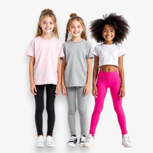 Kit 3 Calça Legging Infantil para Menina