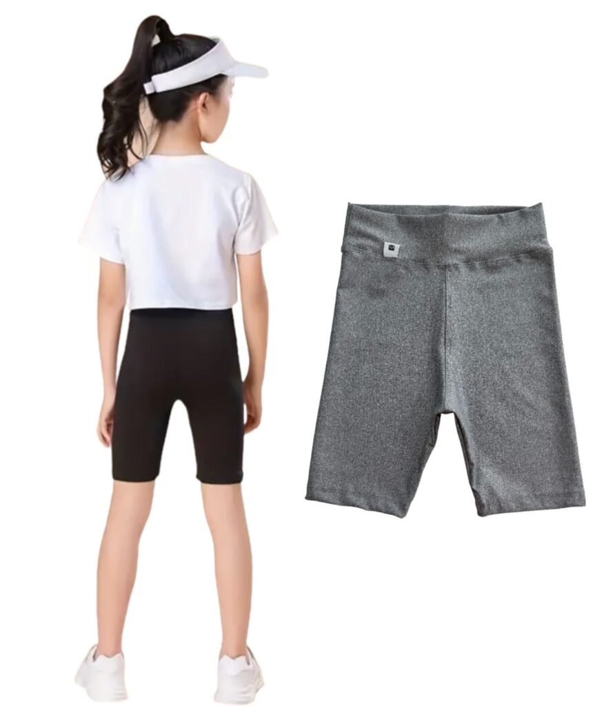 Kit 2 Bermuda Shorts Legging Menina Infantil Juvenil Criança